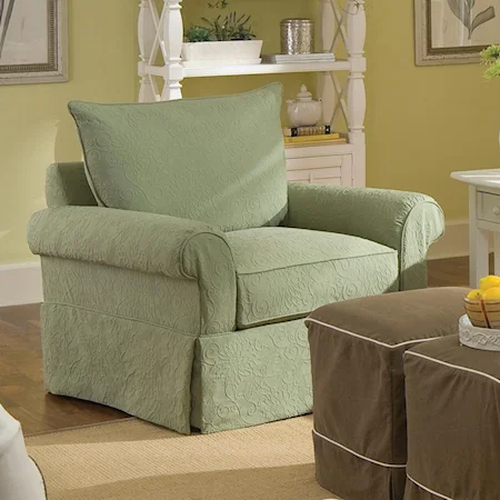 Plush Upholstered Living Room Chair